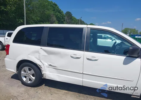 2013 Dodge Grand Caravan Se from USA, damaged, VIN 2C4RDGBG4DR562865